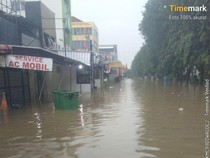 Kelapa Gading Banjir, Jalan Boulevard hingga Pegangsaan Dua Terendam