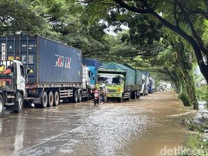Cerita Sopir Pikap Tempuh Juwana-Pati 4 Jam gegara Banjir