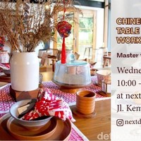 Rahasia Meja Chinese New Year Berkelas, Belajar Langsung dari Florist Profesional