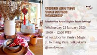 Rahasia Meja Chinese New Year Berkelas, Belajar Langsung dari Florist Profesional