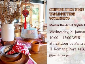 Rahasia Meja Chinese New Year Berkelas, Belajar Langsung dari Florist Profesional