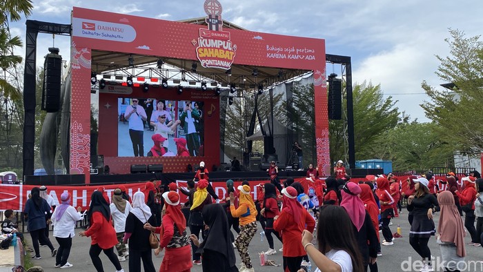 Meriah! Daihatsu Kumpul Sahabat Pontianak Dipadati Sejak Pagi Hari