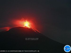 Gunung Ile Lewotolok Naik Status Jadi Level III Siaga!