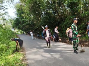 Truk-truk Galian C Bikin Jalan Rusak, Warga Besakih Kawan Protes