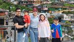 Foto Liburan Keluarga Anang Ashanty di Candi Borobudur dan Nepal van Java