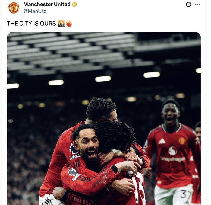 Dilibas Manchester United, Manchester City Jadi Bahan Candaan