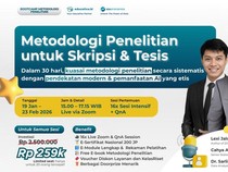 Tak Lagi Bingung Metodologi, Belajar Riset Terintegrasi AI di Bootcamp Online