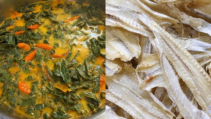 Netizen Spill Lauk buat Paduan Gulai Daun Singkong, Semua Enak!