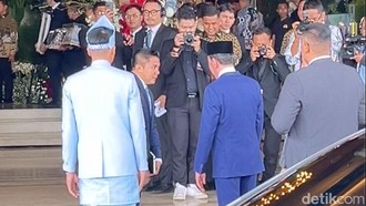 Prabowo hingga Jokowi Hadiri Pernikahan Sekpri Prabowo di TMII