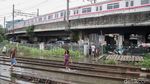 Rel Terendam Banjir, Layanan KRL Kampung Bandan-Tanjung Priok Terhenti