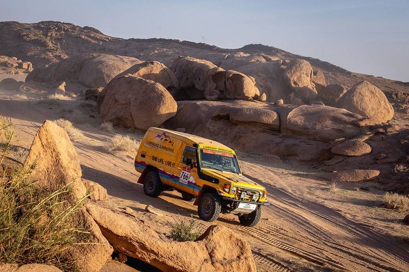 Shammie Baridwan di Reli Dakar