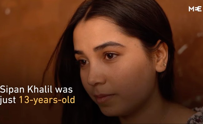 Dalam masa penahanan, Sipan menyaksikan gadis-gadis muda mengalami kekerasan dan dirinya sendiri rutin disiksa melalui pemerkosaan, pemukulan, dan kelaparan oleh para pemimpin kelompok teror tersebut. Ia kemudian dibawa ke kediaman Abu Bakr al-Baghdadi, di mana dirinya dipaksa bekerja sebagai pembantu rumah tangga dan mengurus anak-anaknya. Foto: Dok. Dok. Middle East Eye, Rudaw, Instagram @sepan.ajo