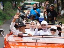 Reli Mobil Kuno Bareng Mbak Wali Promosikan Sejarah-Wisata Kota Kediri
