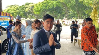 Gibran hingga JK Hadiri Pernikahan Sekpri Prabowo di TMII
