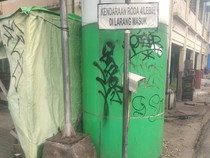 Aksi Vandalisme Nodai Etalase Kota Pontianak