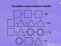 Tebak-tebakan Buat Si Paling Cermat, Bisa Jawab Pola Matematika Ini dengan Cepat?