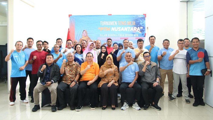 [Turnamen Tenis Meja, Plt Sekjen MPR: Sportivitas atau Silaturahmi?]