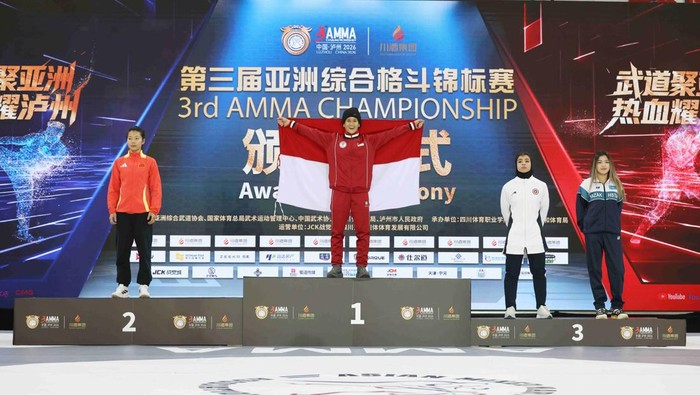 Petarung Indonesia Bawa 4 Medali dari AMMA Championships 2026
