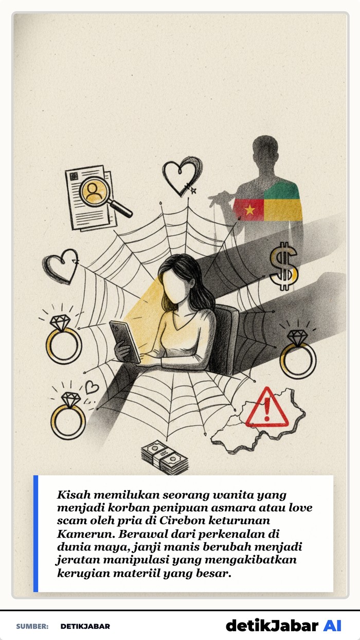 Jerat Love Scam: Akal Bulus Pria Tipu Wanita Cirebon