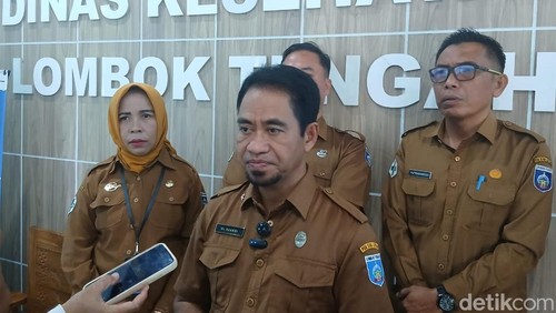 Kepala Dinas Kesehatan Lombok Tengah, Suardi saat ditemui awak media, Senin (19/1/2026).
