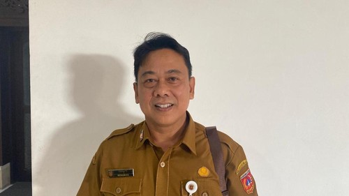 Kepala Dinas PUPR Karangasem, Wedasmara, saat ditemui setelah rapat di DPRD Karangasem, Senin (19/1/2026). ( Wayan Selamat Juniasa/detikBali)