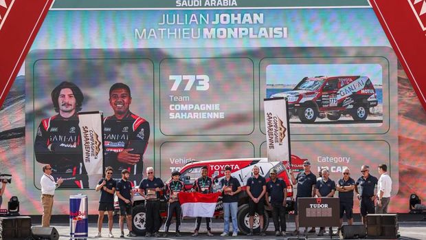 Pebalap Indonesia Julian Johan sukses taklukan Reli Dakar