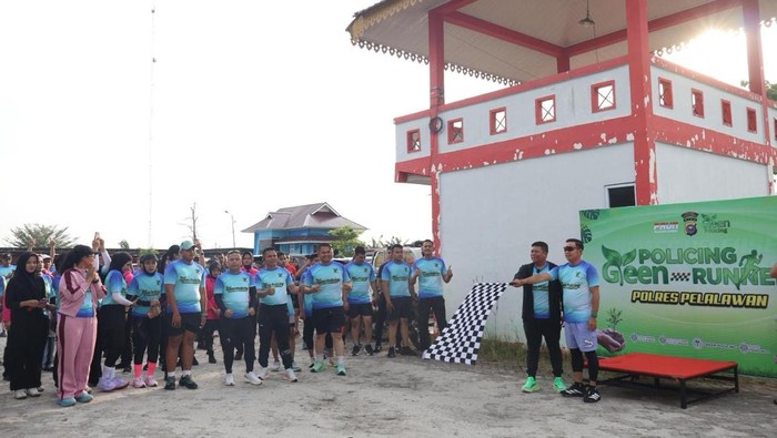 Green Policing Runners di Pelalawan, Kampanye Ekologi Sambil Berlari