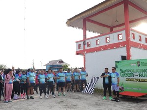 Green Policing Runners di Pelalawan, Kampanye Ekologi Sambil Berlari