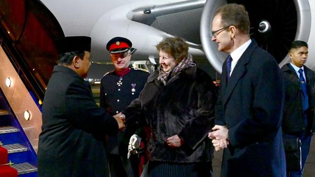 Prabowo Tiba di London