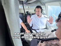 Raffi Ahmad Tenangkan Rombongan saat Helikopter Nyaris Mendarat Darurat di Sawah