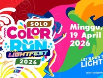 Musik Seru dan Taburan Warna Siap Ramaikan Rute Solo Color Run Lightfest 2026