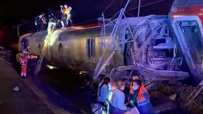 Kecelakaan 2 Kereta di Spanyol, 21 Orang Tewas