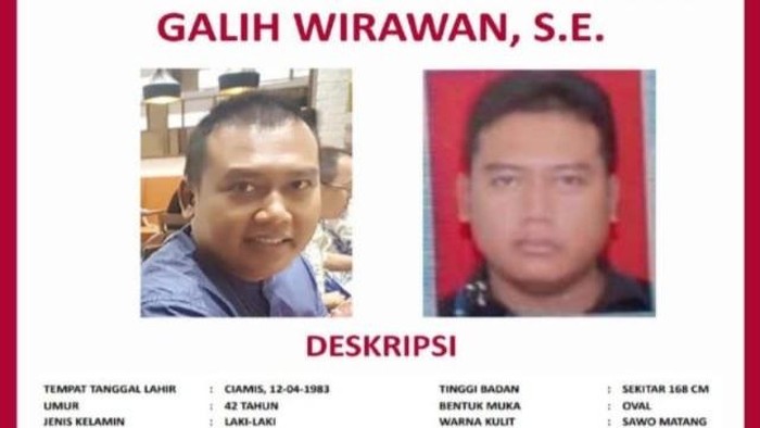 Tersangka dugaan tindak pidana korupsi Kejati DIY, Galih Wirawan.