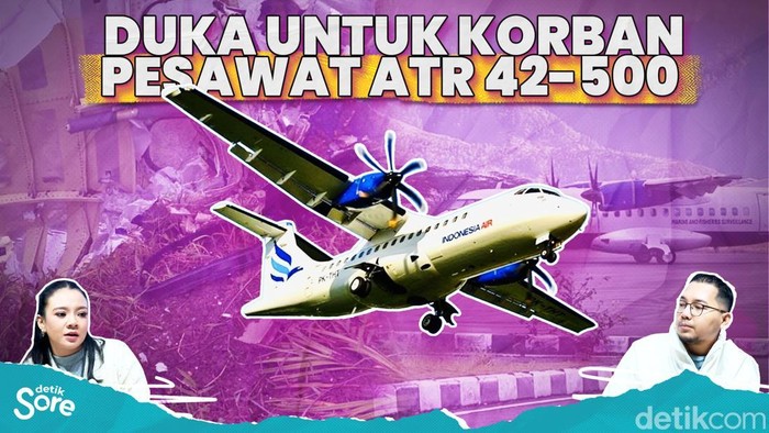 Pesawat ATR Jatuh di Maros, Evakuasi Masih Berjalan