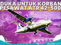 Pesawat ATR Jatuh di Maros, Evakuasi Masih Berjalan