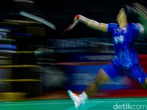 Potret Anthony Ginting Lolos ke 32 Besar Indonesia Masters 2026