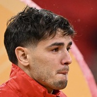 Brahim Diaz bermain sebagai sayap kanan untuk kesebelasan Maroko di Piala Dunia 2026. Foto: AFP/SEBASTIEN BOZON