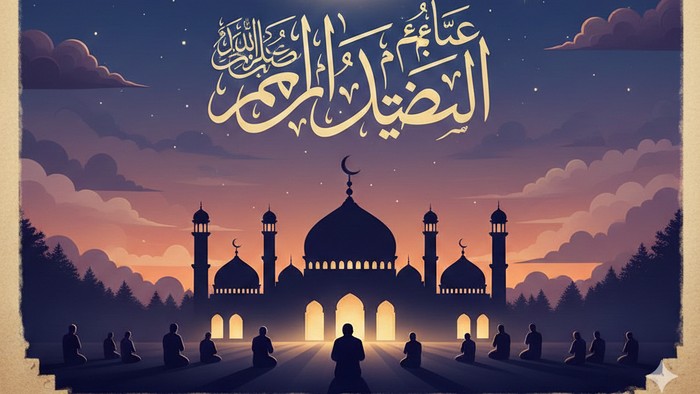 Ilustrasi malam Nisfu Syaban