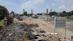 Penampakan Kampung Tengah Jalan Ahmad Yani Rata Tanah