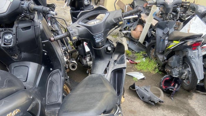 Pemotor Tewas Usai Tabrak Tiang Telepon di Wonosari