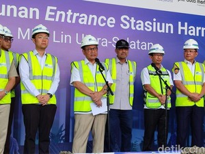 Pintu Masuk Stasiun Harmoni Dibangun, Pramono Sebut Pasti Ramai
