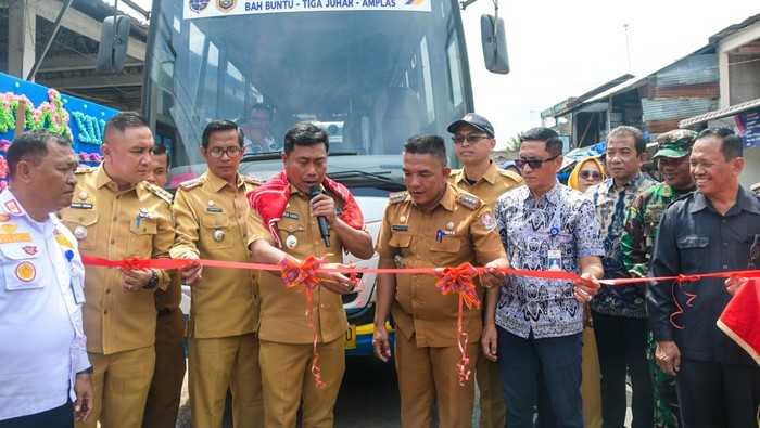 2 Bus Perintis Resmi Beroperasi di Deli Serdang, Ini Rutenya