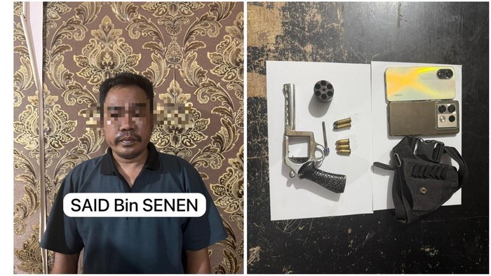 Petani di Lampung Tengah ditangkap karena sering melepaskan tembakan ke udara