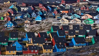 Trump Ngebet Kuasai Greenland, Ini Potret Rumah Warna-warni di Sana