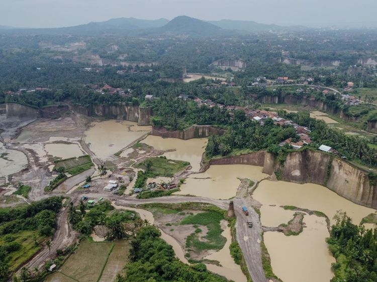 Tambang Pasir Ilegal di Banten Disikat, Puluhan Lokasi Ditutup Paksa