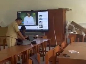 Viral SDN di Sampang Terlihat Sepi Tanpa Siswa, Guru Santai-Dangdutan