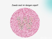 Tes Buta Warna, Bisa Lihat Huruf di Gambar Ini dan Tebak Jawabannya?