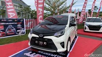 Daihatsu Sigra milik Lilik, seorang loyalis dari komunitas Scanity (Sigra Calya Community) menghidupkan kesan sporty pada mobil hariannya tersebut.Foto: Dok. Ridwan Arifin