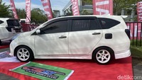 Dia modifikasi pakai body kit kiri-kanan, serta ganti velg te37 Foto: Dok. Ridwan Arifin