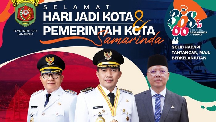 HUT ke-358 Kota Samarinda tanpa perayaan.